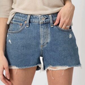 RAG & BONE Dre Low Rise Denim Shorts Distressed 
Cutoffs Jean 27